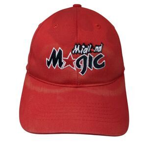 Midland Magic Strapback Hat Red One Size Adjustable 6 Panel Sportsman
